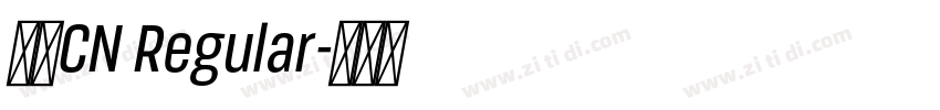 荣耀CN Regular字体转换 荣耀CN Regular字体转换